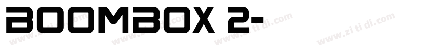 BoomBox 2字体转换